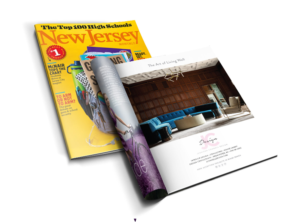 featured Interior Designer NJ Monthly Magazine September